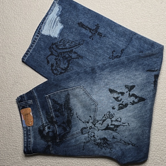 3003 New Righteous Tattoo" Denim 38x32 - Picture 3 of 10
